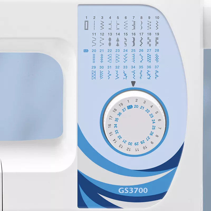 Brother GS3700 sewing machine - versatile built-in stitch options