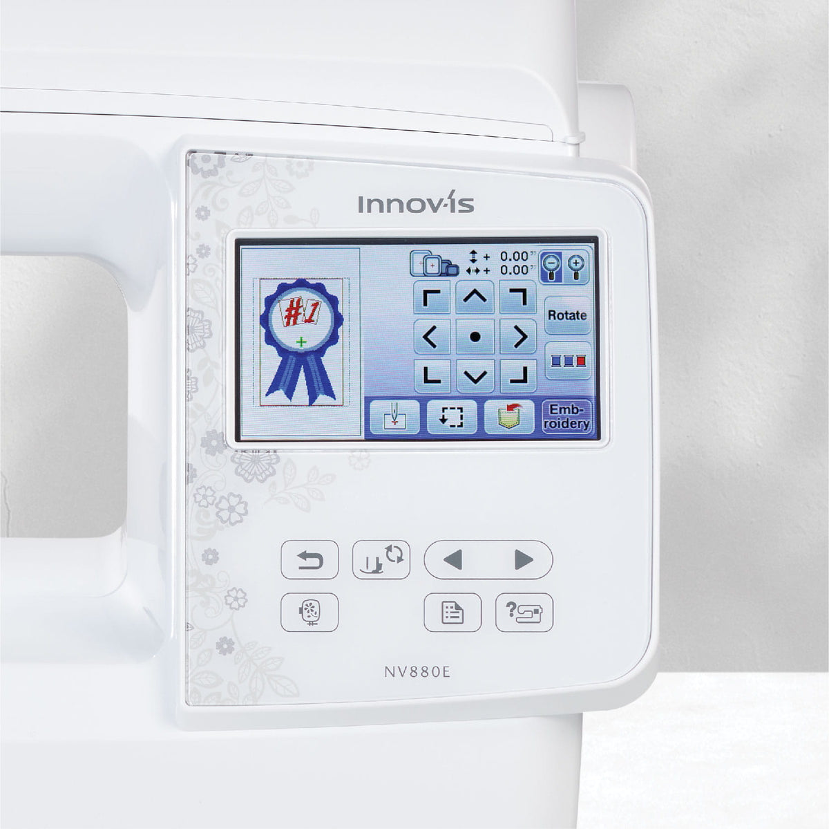 Brother NV880E - colour LCD touchscreen on-screen editing