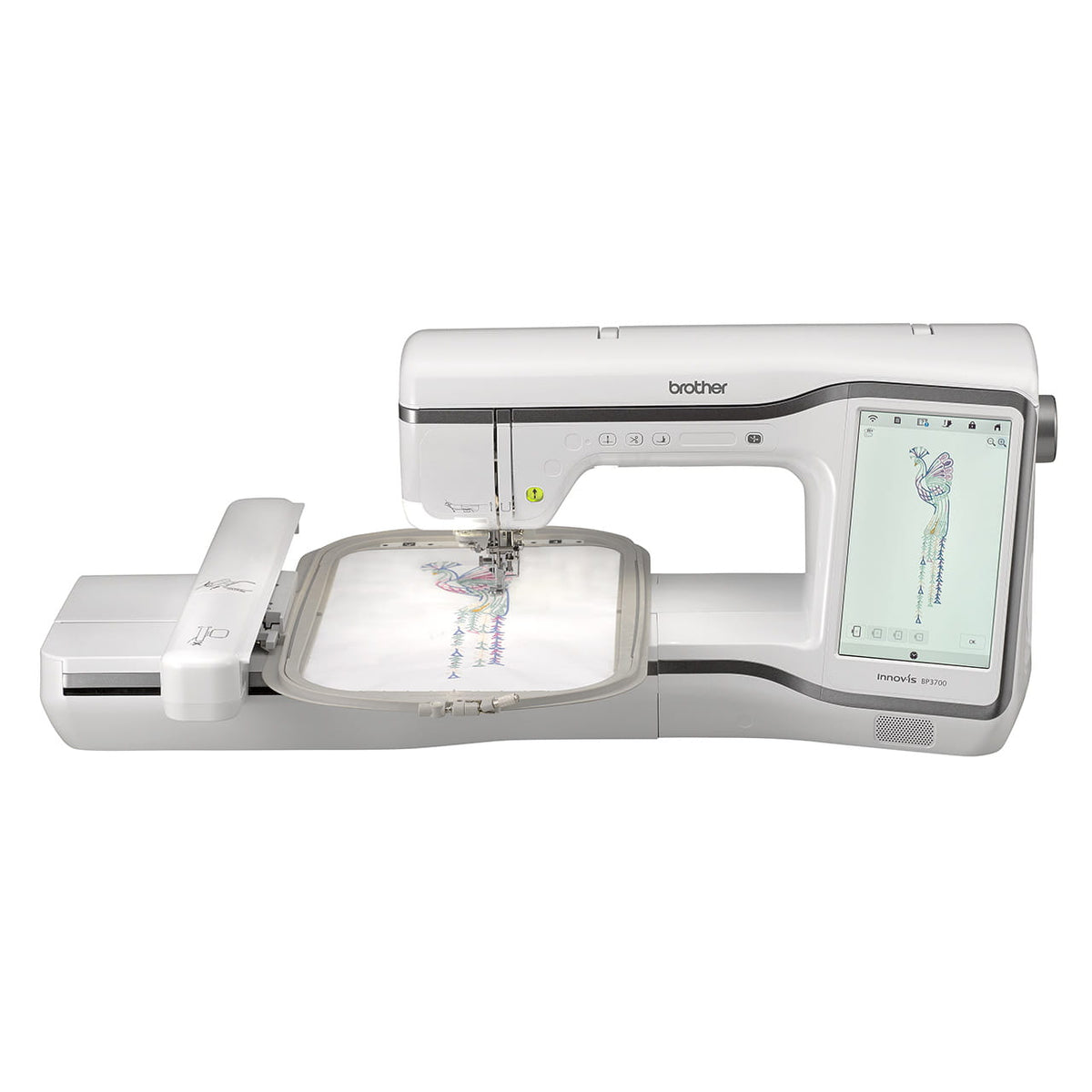 Brother BP3700 embroidery machine, front view