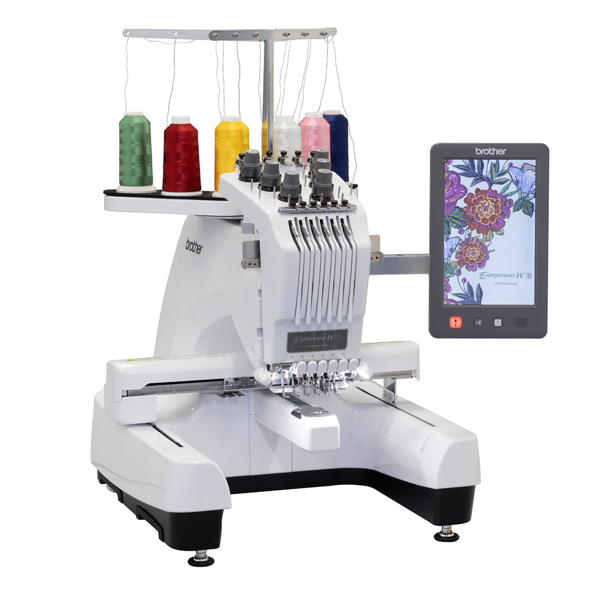 Brother PR680WC 6-needle embroidery machine, right side view