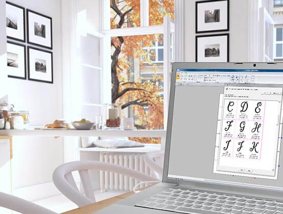 Brother PE-Design 11 embroidery software - creating an original embroidery design