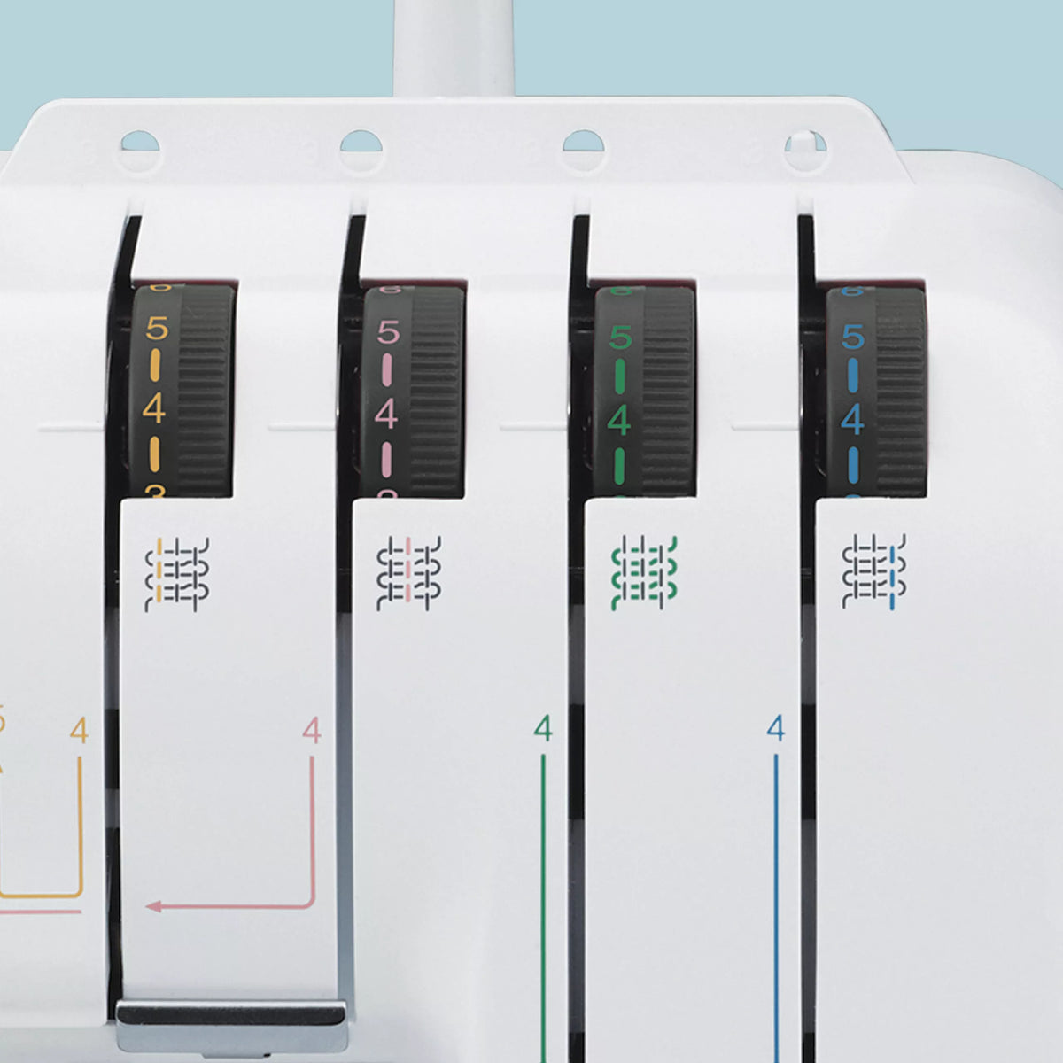 Brother 2504D overlocker - 3 and 4 thread stitch options