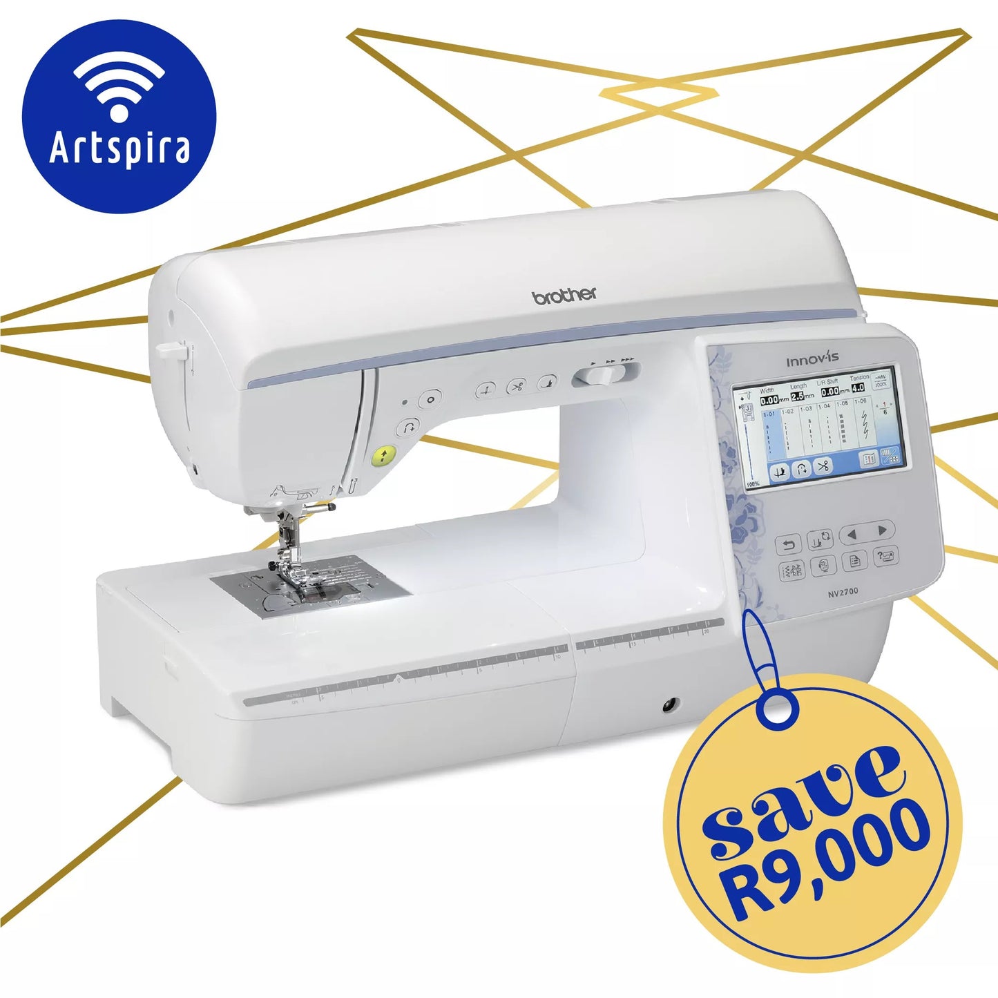 Brother NV2700 sewing and embroidery combination machine