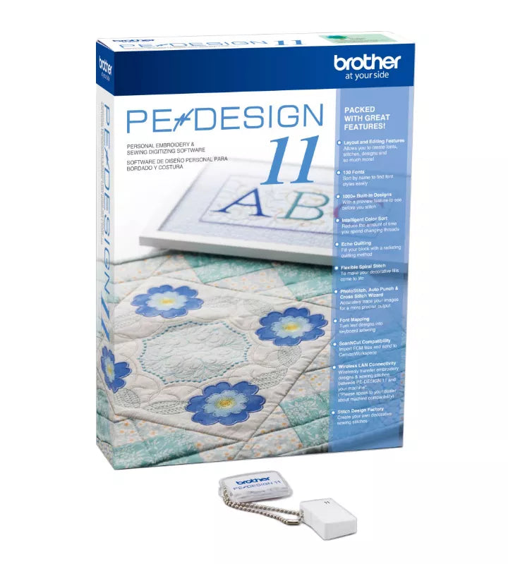 Brother PE-Design 11 embroidery software, alternate packaging view