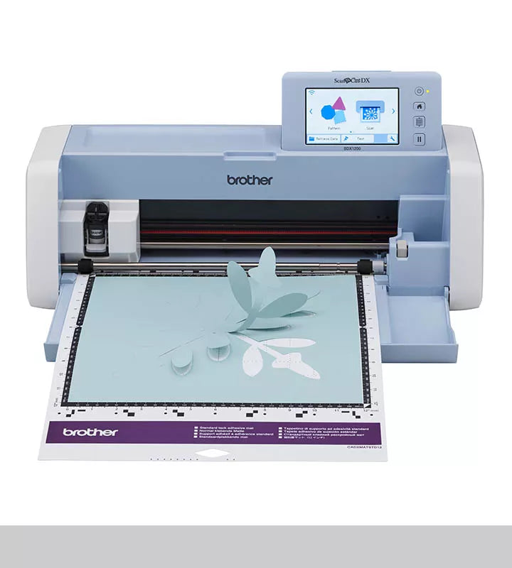 Brother ScanNCut SDX1200 touchscreen and auto blade detail